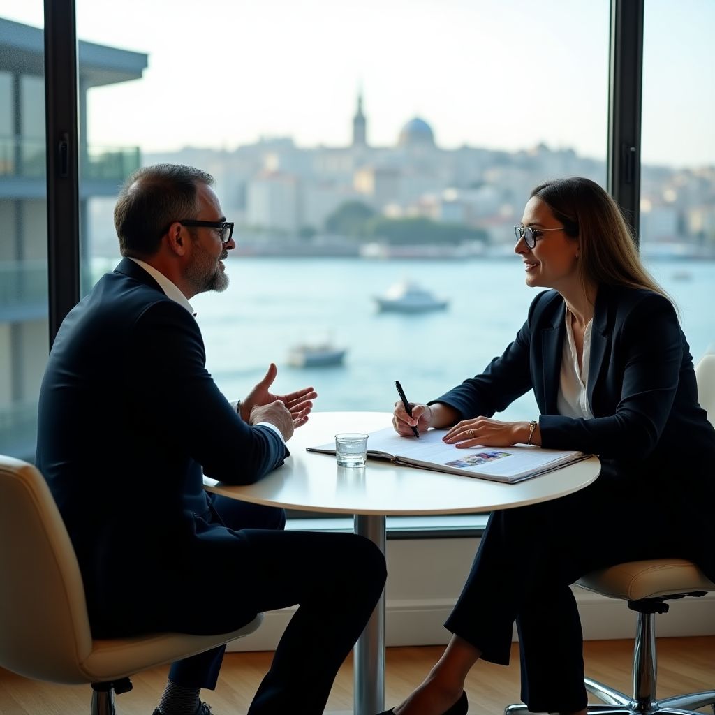 One-on-one executive coaching session